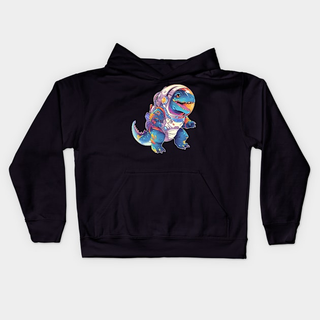 space dino Kids Hoodie by lets find pirate